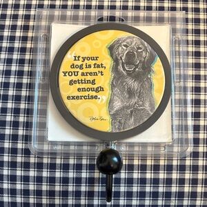 Thirstystone Decorative Wall Hook - Black and White